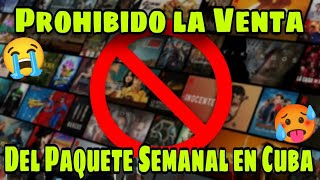 Prohibido la venta de Audiovisuales en Cuba  el paquete [upl. by Aelahs]