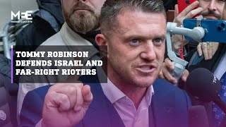 Tommy Robinson defends Israel calls farright rioters ‘ordinary people’ in Israeli media interview [upl. by Devin]