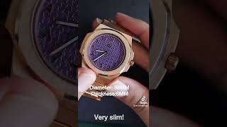 That nuunofficial in Gold and Purple trending watch swissmade automatic time [upl. by Donnamarie]