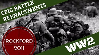 Epic WW2 Reenactment German Victory  Rockford 2011 [upl. by Hcahsem]