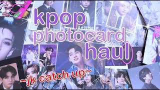 NEW PHOTOCARD HAUL  all the latest jungkooks  stray kids galoreeee [upl. by Nitsej]