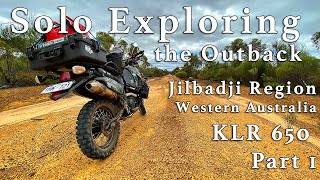 Solo exploring the outback  KLR650  Part 12 [upl. by Acimad]