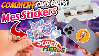 Ma Méthode pour Réaliser des Stickers avec la Cricut Explore 3 [upl. by Merriam]