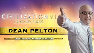 Civilization VI  Communitys Dean Pelton Greeting and War Declaration [upl. by Lalise]