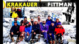 96 Everest Disaster  KRAKAUER VS PITTMAN [upl. by Anirdua]