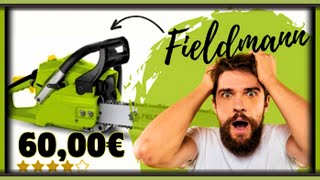 Fieldmann motorová píla len za 60€ [upl. by Yenruoj647]