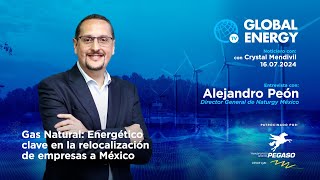 Entrevista con Alejandro Peón –Naturgy México  Gas Natural clave en la relocalización de empresas [upl. by Anirtik]