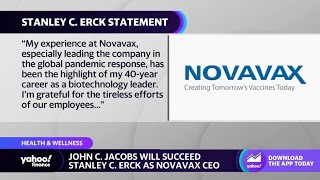 Novavax John Jacobs to succeed Stanley Erck as CEO [upl. by Thagard879]