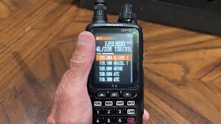 Yaesu FTA850L Scanning Frequencies in a Specific Memory Group [upl. by Akiemat235]