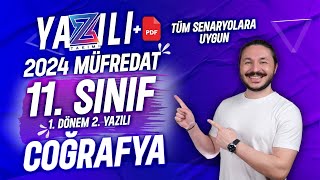 11SINIF COĞRAFYA 1DÖNEM 2YAZILI SINAVI [upl. by Hedda]