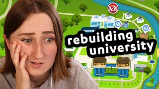 i rebuilt the ENTIRE sims university world [upl. by Nabal806]