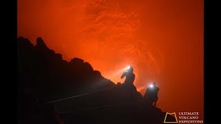 Timelapse video Benbow Lava lake Ambrym Vanuatu [upl. by Llerrehs]