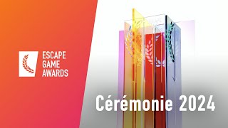 Cérémonie des Escape Game Awards 2024 [upl. by Nnylhtak]