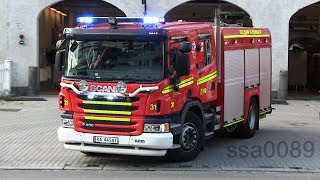 31 Oslo Brann og redningsetatOslo Fire Brigade Sagene utrykning NO  82015 [upl. by Muhcan]