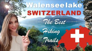 Amden Weesen Switzerland  Walensee lake  Swiss hiking  4K  Weesen  Quinten [upl. by August111]