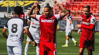 Royal Antwerp vs St Truiden 61 Jacob Ondrejka Tjaronn Chery amp Mahamadou Doumbia score in win [upl. by Ennairrek]