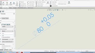 HOW TO GIVE DIMENSIONS WITH TOLERANCE IN SOLIDWORKS [upl. by Nyvlem]