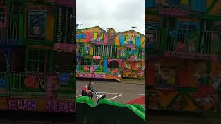 Kirkcaldy Links Market funfair 2024 Maddison Mckays ghost train on ride pov [upl. by Rebecca]