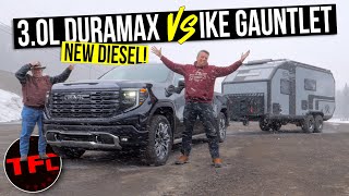 NEW 2023 GMC Sierra 1500 Duramax Diesel vs Ike Gauntlet  The Worlds Toughest Towing Test [upl. by Eerized167]