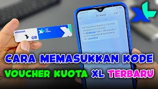 CARA MEMASUKKAN KODE VOUCHER KUOTA XL TERBARU 2023 [upl. by Liebman]