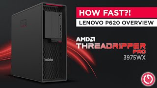 32 CORES Threadripper Pro 3975WX amp Lenovo P620 Workstation Overview [upl. by Rimas]