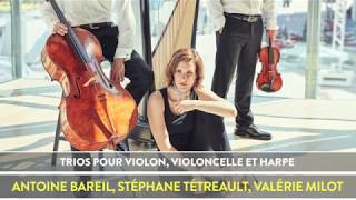 Trios pour violon violoncelle et harpe  Danse des lutins Henriette Renié [upl. by Etep]