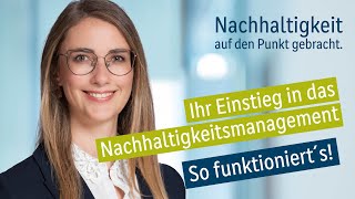 Wie können Einrichtungen der Sozialwirtschaft in das Nachhaltigkeitsmanagement einsteigen [upl. by Nnaear]