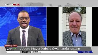 Kabelo Gwamanda  OUTA welcomes resignation of City of Joburgs Mayor Wayne Duvenhage [upl. by Ecinereb]