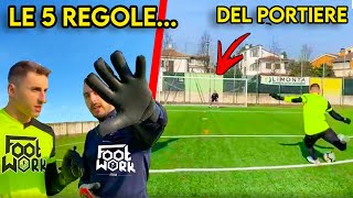 5 REGOLE FONDAMENTALI per diventare PORTIERE  da 0 a 100 [upl. by Zelig]