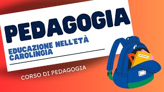 8 Leducazione nelletà carolingia la schola palatina [upl. by Itsuj]