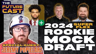 2024 Dynasty Rookie Mock Draft  Superflex MustDraft Players and Sleepers  Dynasty Rookie Rankings [upl. by Yrrat]