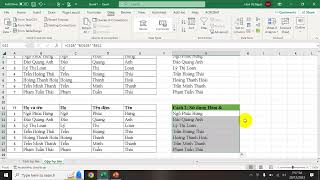 Học Excel Bài 8 Tách gộp họ và tên theo nhiều cách [upl. by Trevor617]