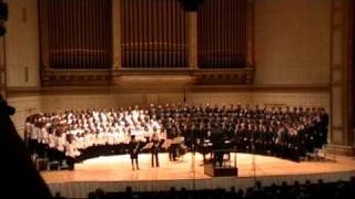 Mayim Mayim Dance The Horah Massachusetts AllState Choir [upl. by Adnylam961]