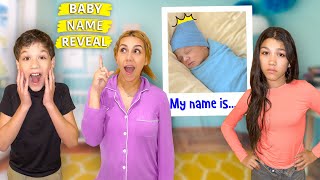 BABY NAME REVEAL  Familia Diamond [upl. by Martine]