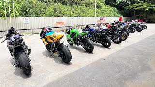 ZX10R1199TRICOLOR HONDA SC77 R1M panjat bukit gerik22924 [upl. by Rachele]