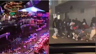 Adolescentes afroamericanos crearon pánico y caos en el Bayside Marketplace de Miami [upl. by Nisaj]