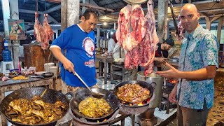 RARE SEEN Indonesian Food 🇮🇩 CRAZY Meat  UNIQUE Noodles  Indonesian street food in Yogyakarta [upl. by Wilburt]