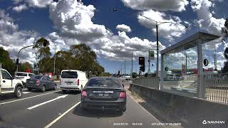 Driving Reservoir to Bundoora Uni Hill via Cheddar Rd Dalton Rd Metropolitan Ring Rd Plenty Rd [upl. by Silvan]