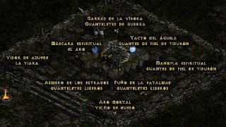 Diablo 2 Esp 😈 Los Objetos RarosAmarillos [upl. by Annahael]