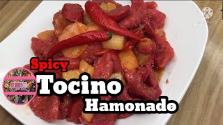 Pork hamonado  Spicy Tocino Hamonado  How to cook pork hamonado panlasang pinoy [upl. by Ofelia118]