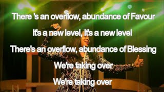 SINACH  OVERFLOW LYRICS amp INSTRUMENTAL [upl. by Sekofski]