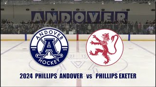 2024 Phillips Academy Andover Hockey vs Exeter [upl. by Isacco]