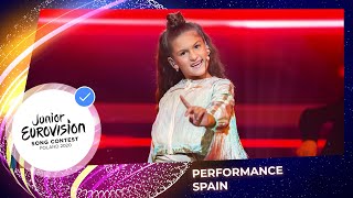 Spain 🇪🇸  Soleá  Palante at Junior Eurovision 2020 [upl. by Anastasio343]