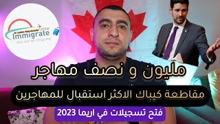 Bonne nouvelle pour immigration au Canada 2023 2024 2025 جديد الهجرة إلى كندا مليون و نصف مهاجر [upl. by Elyag]