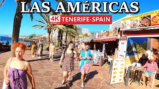 TENERIFE  PLAYA DE LAS AMÉRICAS  This is what it Really looks like Now ☀️ 4K Walk ● December 2023 [upl. by Milon]