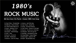 80s Rock Music Hits Playlist  Greatest 1980s Rock Songs [upl. by Idnod]