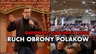 Witold Gadowski w Chorzowie Ruch Obrony Polaków nabiera siły Ponad 500 osób na spotkaniu [upl. by Liuqa]