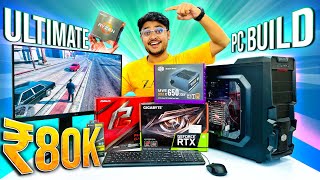 ₹80000 Ka Ultimate Gaming amp Editing PC Build With 144Hz Monitor 2023 [upl. by Ruscher645]