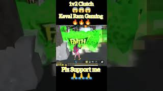 1v2 Clutch Keval Ram Gaming shorts [upl. by Noiram]