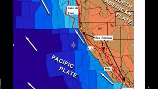 Geologic History of Southern Californiamov [upl. by Linnette]